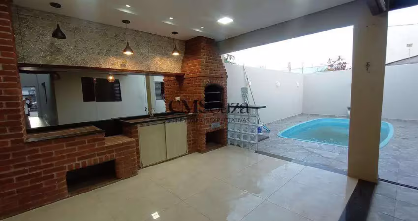 Casa para alugar em londrina, loteamento chamonix, com 3 quartos, com 145 m²