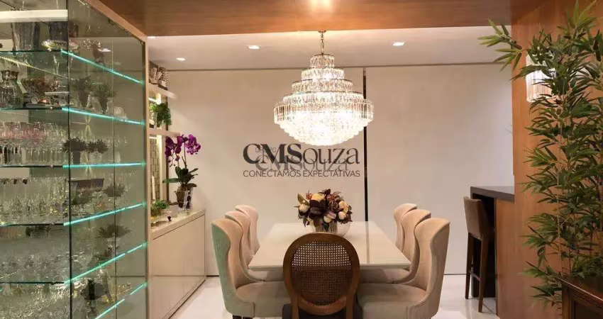 Apartamento à venda em londrina, gleba palhano, com 3 suítes, com 130 m², champs elysees residence
