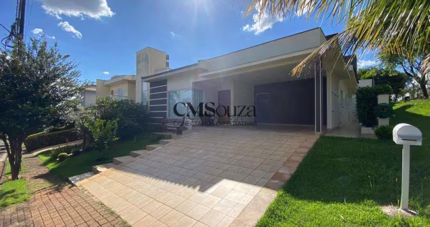 Casa para alugar em londrina, esperança, com 3 quartos, com 100 m², condomínio royal forest