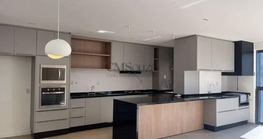 Apartamento locação no ed. tay – 104m², 2 suítes, sala ampliada, lavabo e 2 vagas de garagem com box – gleba palhano
