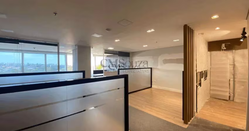 Sala para alugar no palhano business center, com 81 m²,  2 vagas gleba palhano - londrina