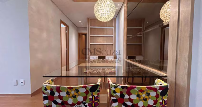 Apartamento para locação no ed. liberty towers – 2 quartos (1 suíte com closet), 77,82m² – gleba palhano, londrina