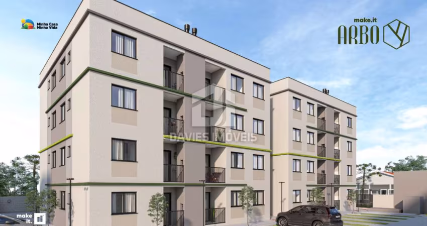 Apartamento com 2 quartos à venda na Rua Clóvis Bevilaqua, Vargem Grande, Pinhais