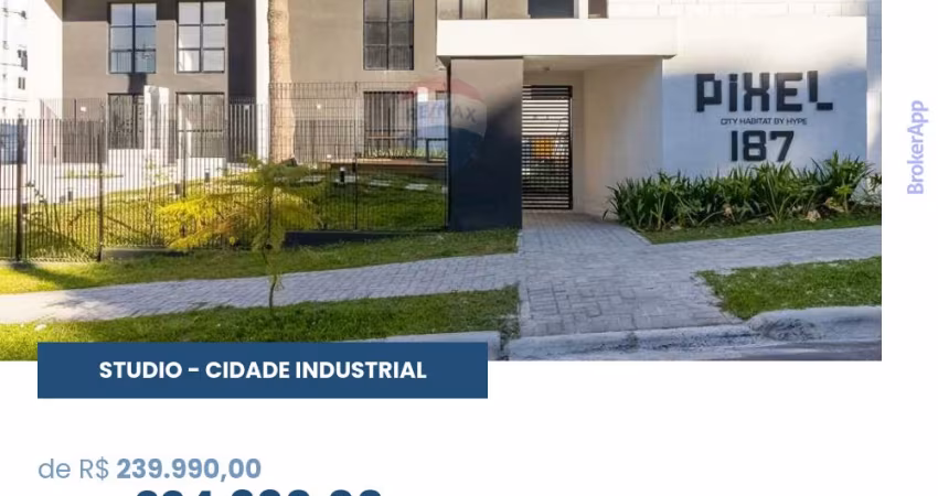 Studio 28 m² à venda R$ 224.990,00 no Ecoville - Pixel City Habitat da Hype Empreendimentos - Curitiba - PR