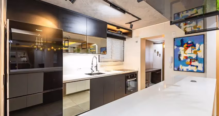 Apartamento exclusivo no coração do bigorrilho – decorado | moderno | automatizado com alexa | pronto para morar