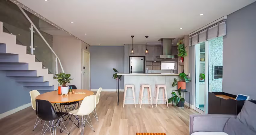 Cobertura duplex com 2 suítes e jacuzzi - alto da xv/cristo rei