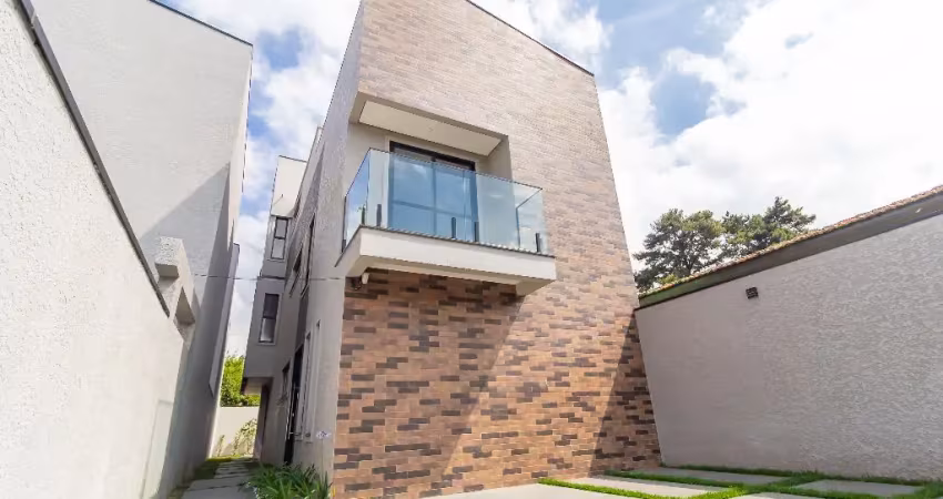 Sobrado novo com 3 quartos no boqueirão - curitiba - pr