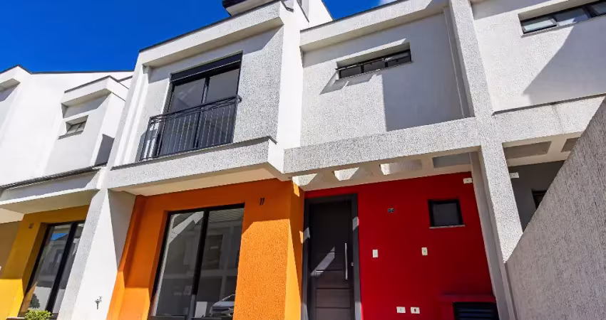 Sobrado novo, 3 quartos (1 suíte), 2 vagas de garagem, no alto boqueirão – curitiba