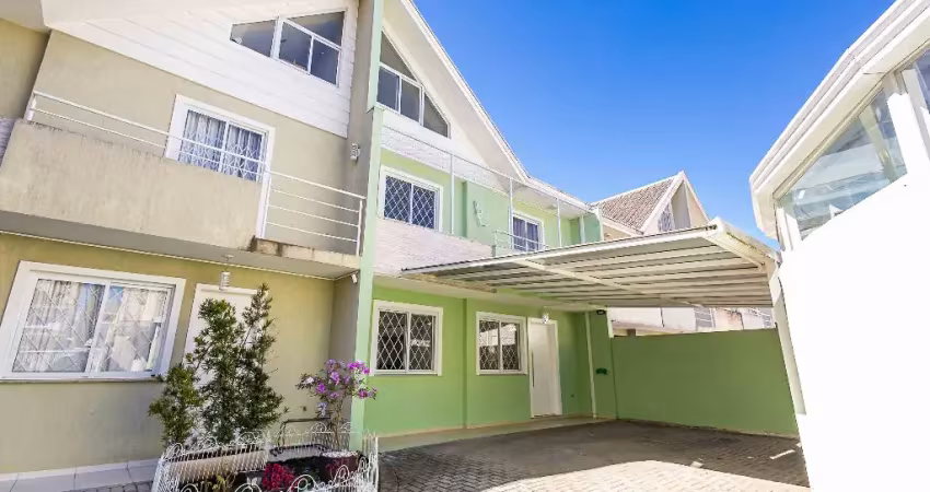 Sobrado triplex mobiliado, 3 quartos, 2 vagas - thereza glaser - atuba, curitiba