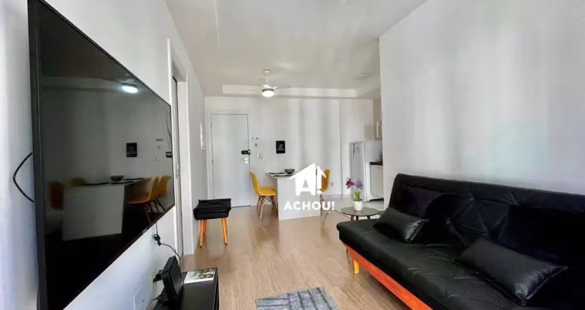 Apartamento totalmente mobiliado, novo, andar alto, gleba palhano, imperdível!