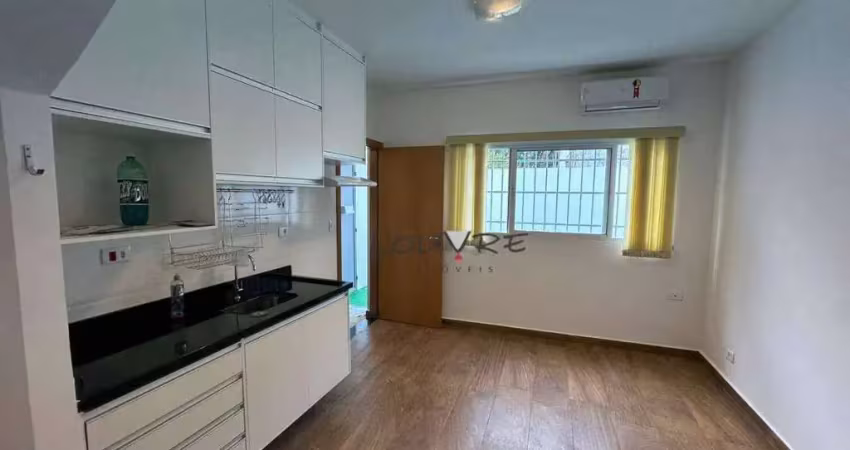 Apartamento com 1 dormitório para alugar, 40 m² por r$ 3.650,00/mês - santo amaro - são paulo/sp
