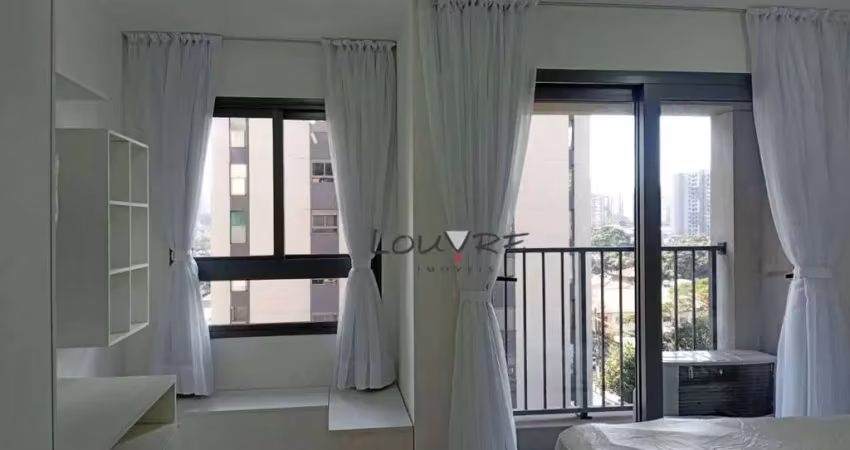 Studio com 1 dormitório, 25 m² - venda por r$ 750.000,00 ou aluguel por r$ 5.500,00/mês - campo belo - são paulo/sp