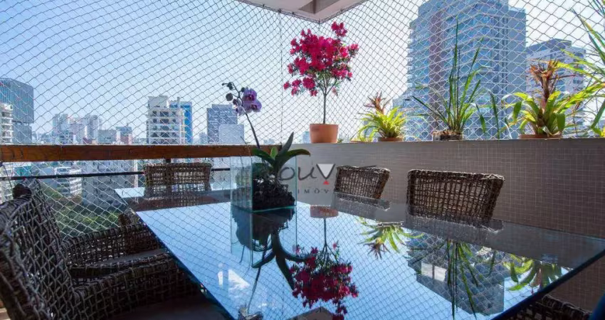 Apartamento à venda, 209 m² por r$ 1.987.000,00 - campo belo - são paulo/sp