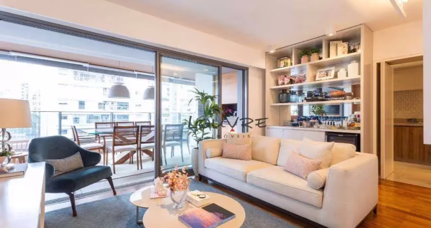 Apartamento à venda, 131 m² por r$ 2.700.000,00 - brooklin - são paulo/sp