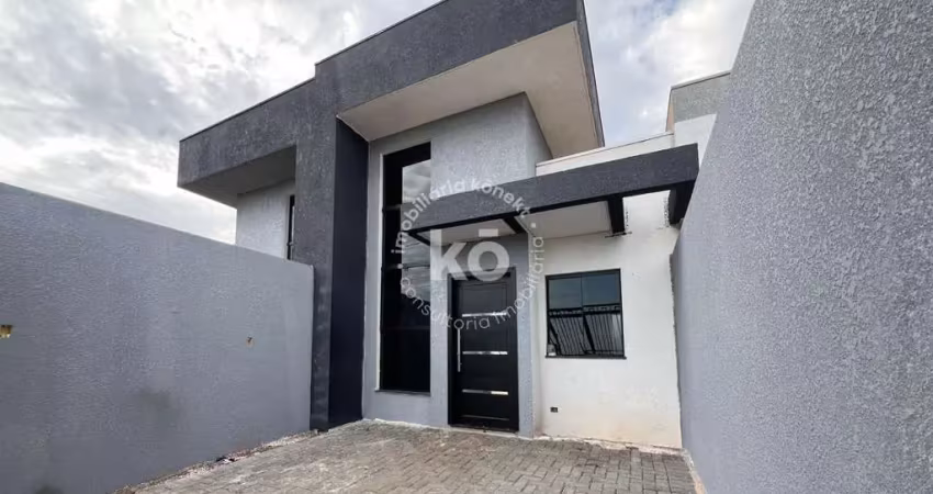 Casa com 1 suíte e 1 quarto no positano  -  cascavel
