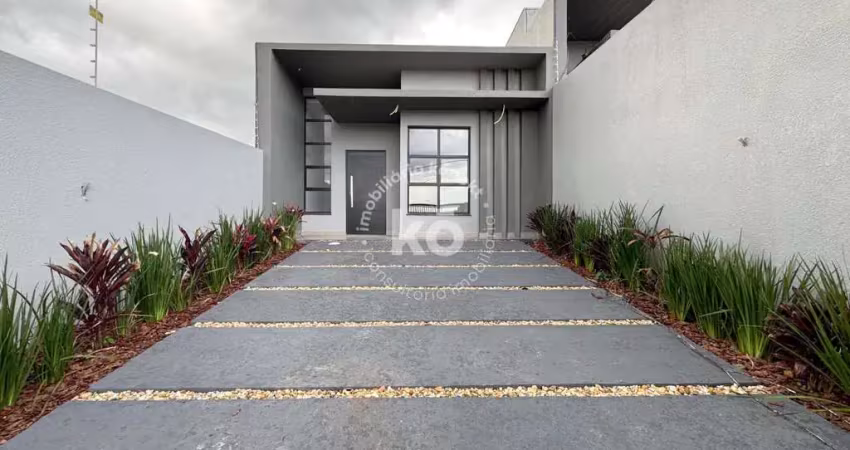 Casa com 2 quartos + 1 suíte no jardim veredas  -  cascavel