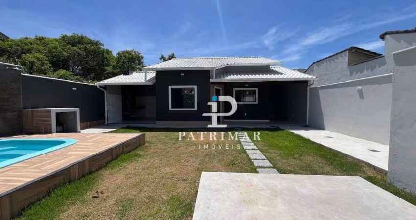 Casa com 3 quartos à venda, 130 m² por R$ 790.000 - Jardim Atlântico Oeste - Maricá/RJ