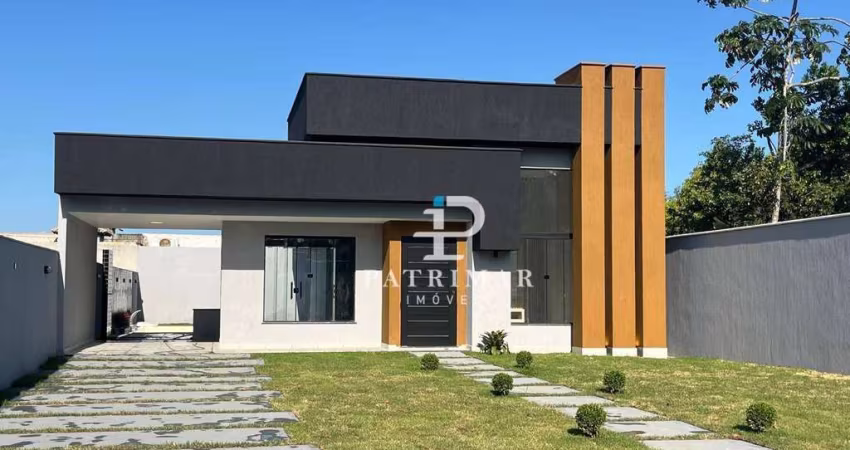 Casa com 3 dormitórios à venda, 120 m² por R$ 870.000,00 - Jardim Atlântico Central - Maricá/RJ