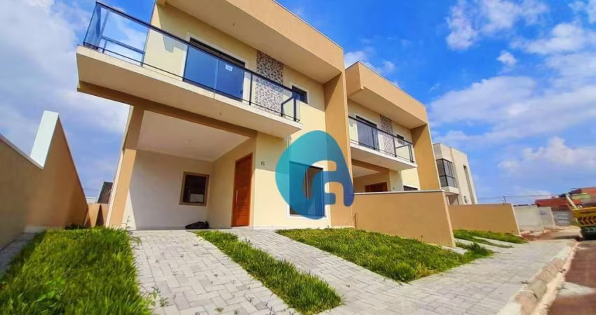 Sobrado com 3 dormitórios à venda, 129 m² por R$ 750.000,00 - Ouro Fino - São José dos Pinhais/PR