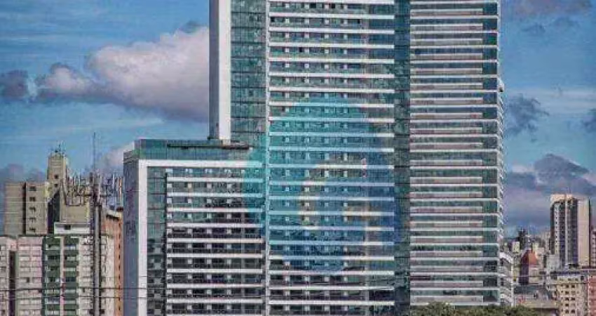 Studio centro 1 dormitório à venda, 26 m² por r$ 329.800 - centro - curitiba/pr