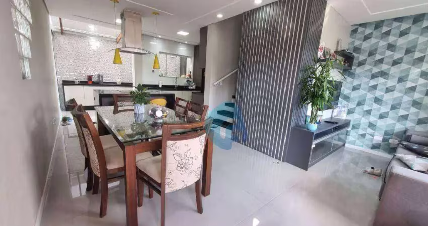 Sobrado à venda, 127 m² por r$ 699.990,00 - uberaba - curitiba/pr