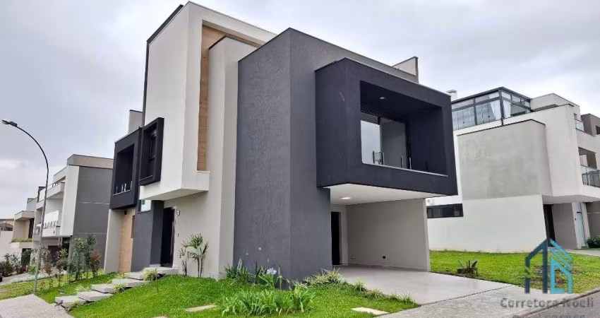 Casa nova em Condomínio, 04 quartos sendo 02 suítes, terraço, no Boa Vista em Curitiba PR