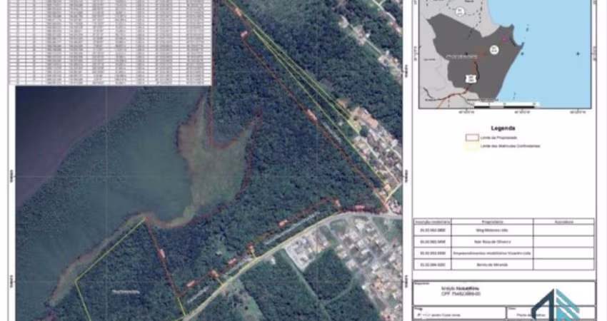 Área/terreno com 242,600 mil m², Ideal para residência ou galpões, em São Francisco do Sul SC