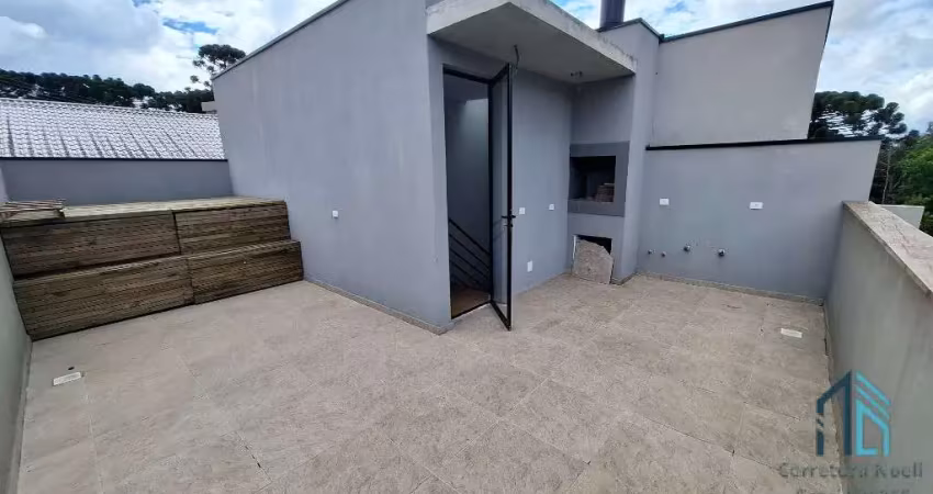 Sobrado 04 quartos c/suíte, ático, terraço com churrasqueira, no santa cândida em curitiba pr