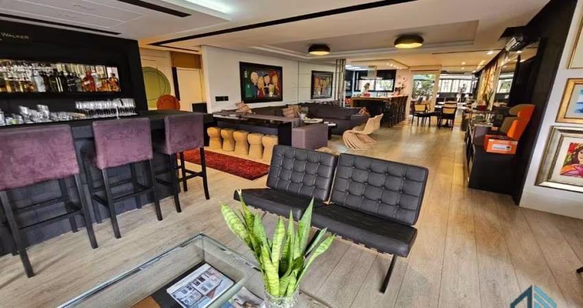 Apartamento mobiliado e decorado, com 325 m2 de área privativa, 4 quartos (2 suítes), 3 vagas Florianópolis SC