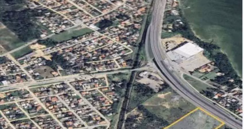 Terreno comercial/industrial, para grande empreendimentos, frente br-101 em laguna - sc