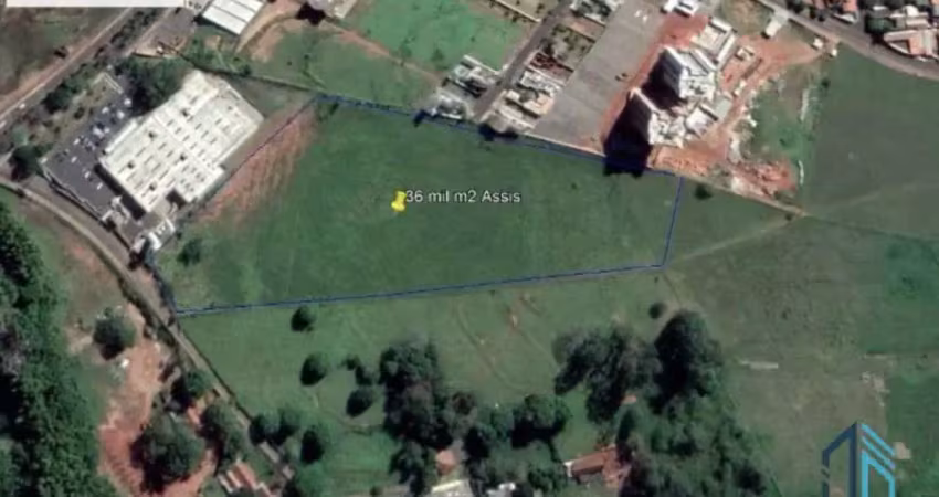 Terreno 36 mil m², em ótima localização centro da cidade de assis sp