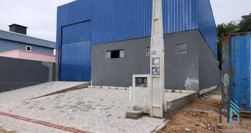 Barracão/galpão comercial novo, com 360,00m² de terreno e 270m² construídos em gaspar -sc