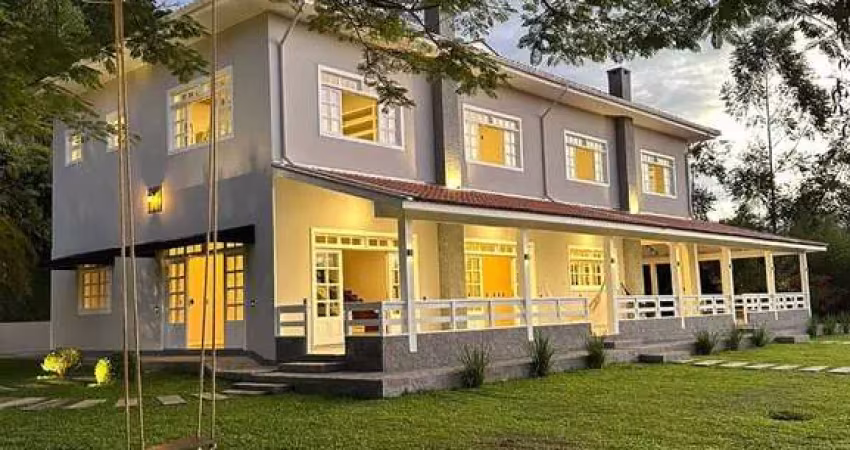Exclusiva casa de campo de alto padrão, de campo de alto, nova trento - sc