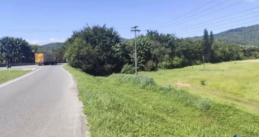 Terreno a venda, 96.860,58, uma das áreas mais valorizada, frente a br101, em joinville -sc