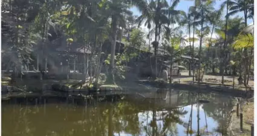 Chácara excelente localização, 02 bosques, lago com peixes, com galpão e casa em joinville sc