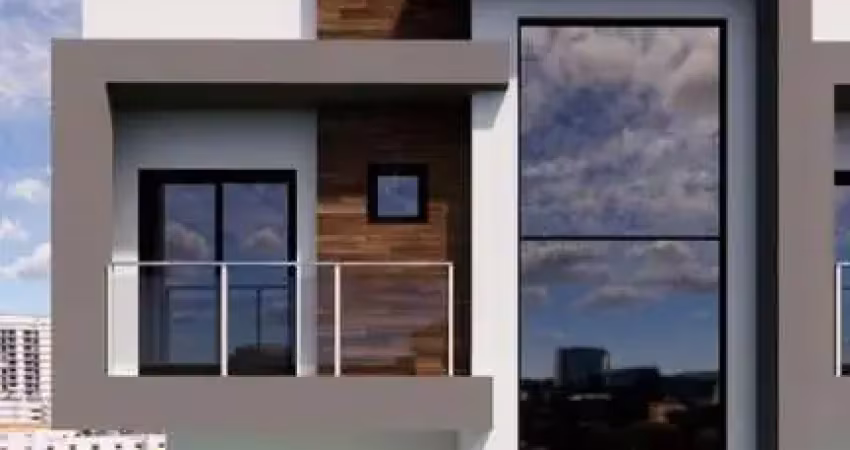 Sobrado 03 quartos sendo uma suíte e 02 demi-suites, todos  com sacada no atami pontal do paraná