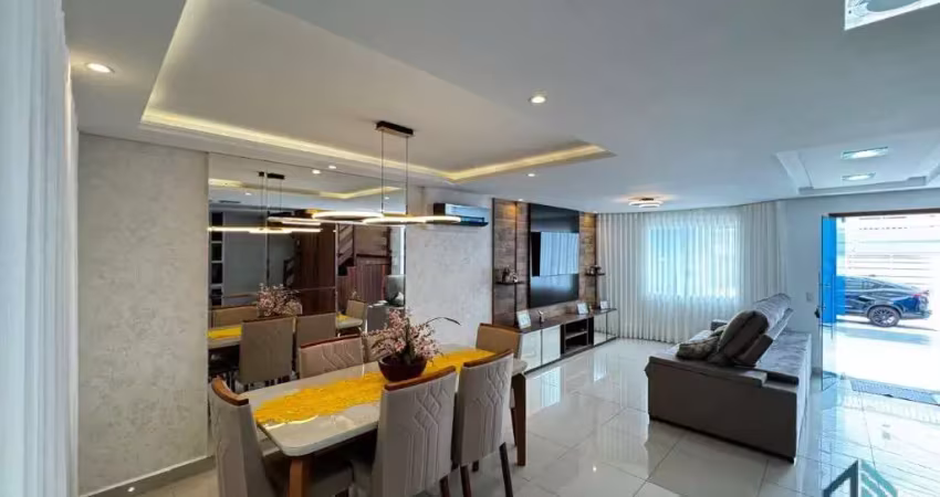 Sobrado decorado, mobiliado, 04 quartos c/suíte, closet, área gourmet em são josé dos pinhais pr