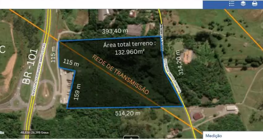 Terreno no itinga com 0 quartos para venda, 132960 m²