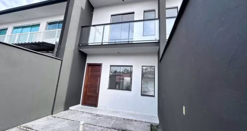 Sobrado geminado no aventureiro com 2 quartos para venda, 66 m²