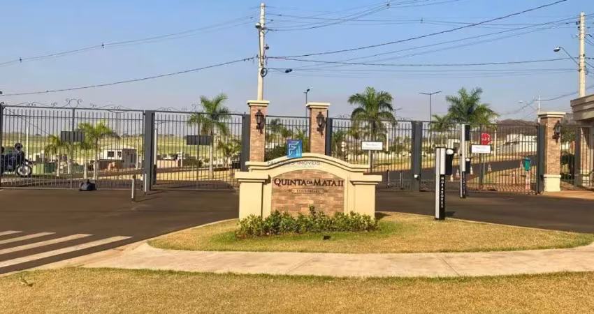 Terreno a venda com 250m² no condomínio quinta da mata 1