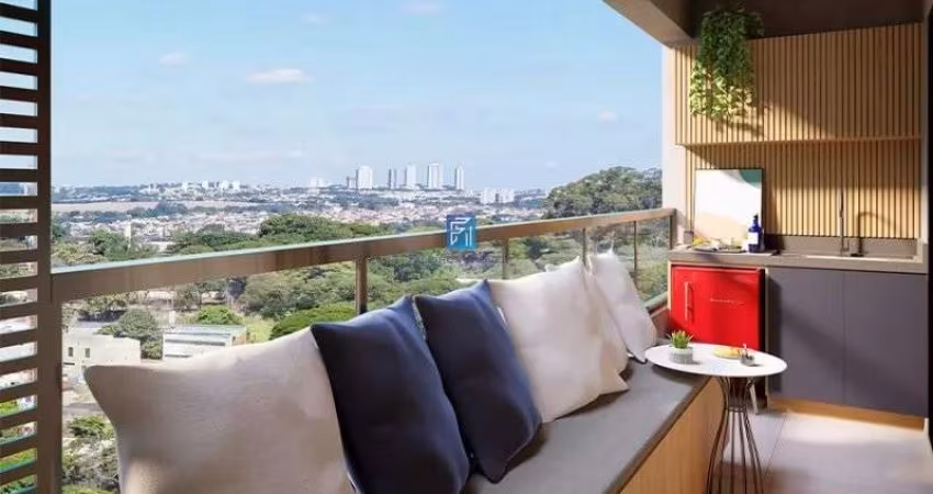 Lançamento na Ribeirânia - Apartamento com 1 suíte e sacada