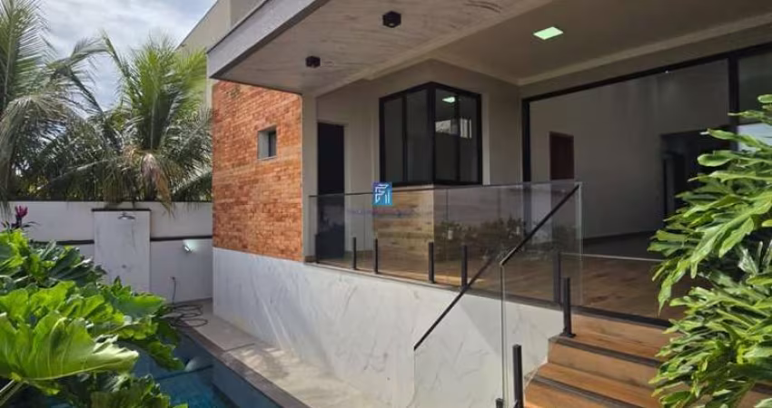 Casa térrea á venda no Condomínio Terras de Siena 3 suítes