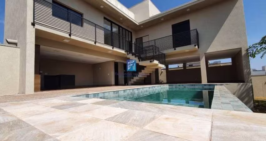 Linda Casa Térra em Condomínio Terras de Siena - 3 suítes, escritório, piscina