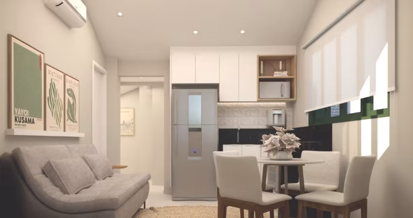 Apartamento quarto e sala para vender em Copacabana. Mobiliado e Reformado.
