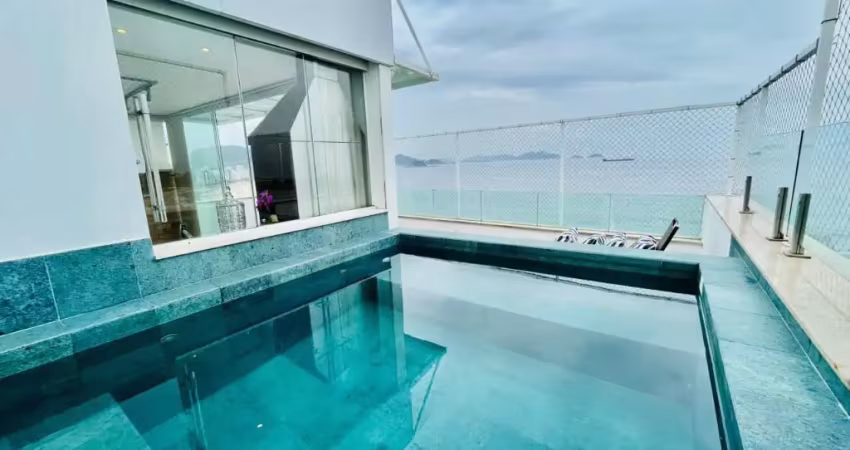 Cobertura Duplex Reformada de 338m² com Vista Mar e 3 Suítes à venda na Av Atlântica Copacabana