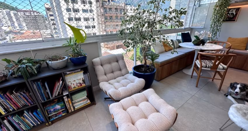 Apartamentos à venda localizado na Rua Mena Barreto, 3 Quartos; 1 suite; 2 Vagas. Condomínio Parc Du Conde, Botafogo