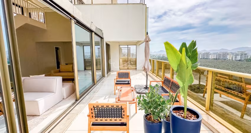 Cobertura 3 suites a venda na Barra da Tijuca, 367m2, Blue Royal Blue