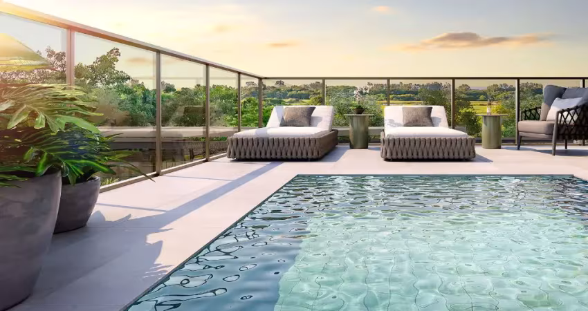 Apartamentos garden 2 quartos a venda na barra da tijuca, 109m2, epic golf residence, golf olimpico