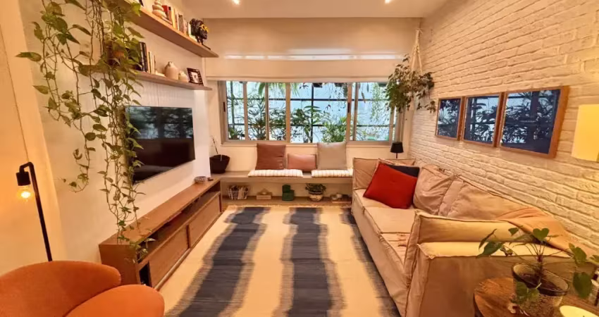 Apartamento todo reformado no leblon imóvel com 3 quartos e bem localizado