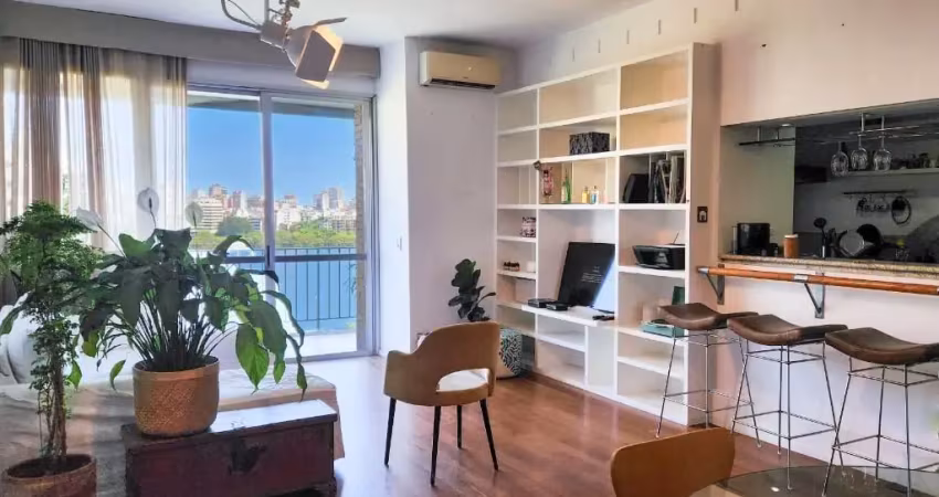 Apartamento vista lagoa e com 2 dormitórios à venda em  ipanema